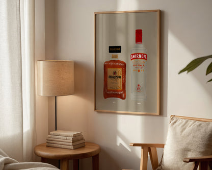 Disaronno & Smirnoff Vodka Print
