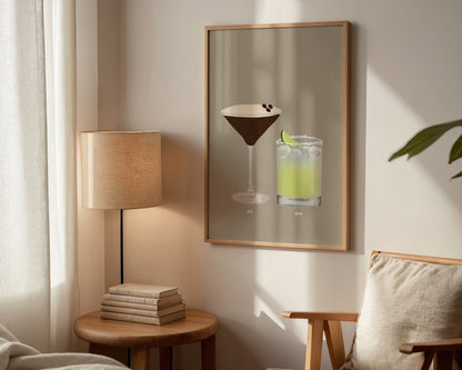 Espresso Martini & Tommy's Marg Print