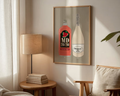 Electric Melon MD & Prosecco Print
