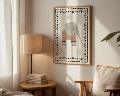 Baby Elephant Print