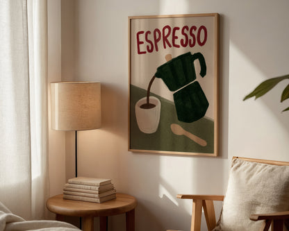 Espresso Painting Print