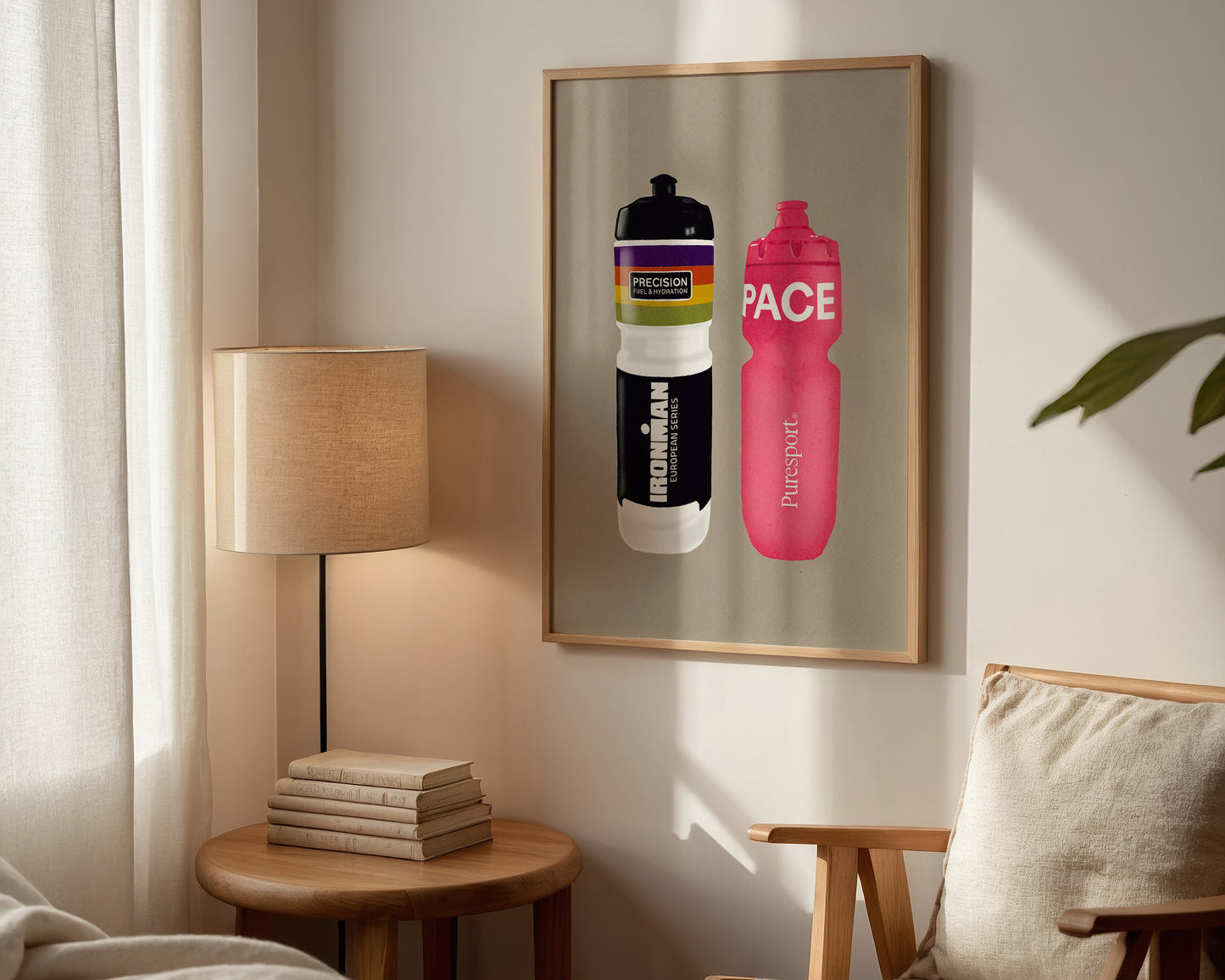 His & Hers Water Bottles Print