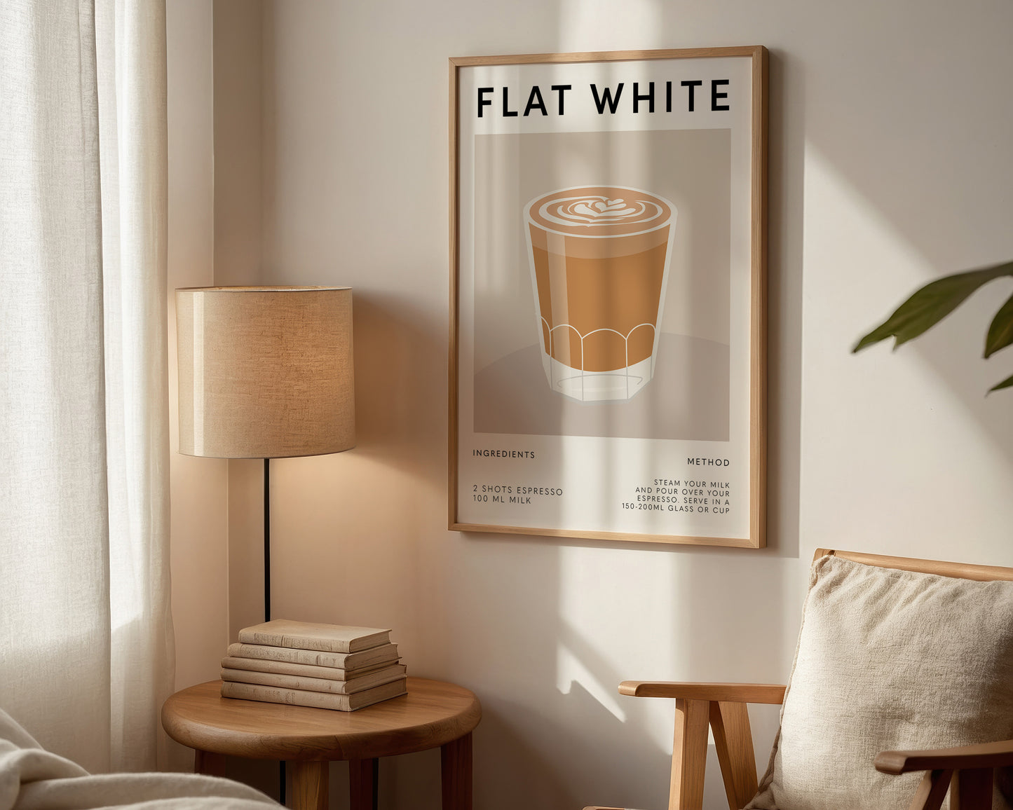 Flat White Coffee Recipe Print