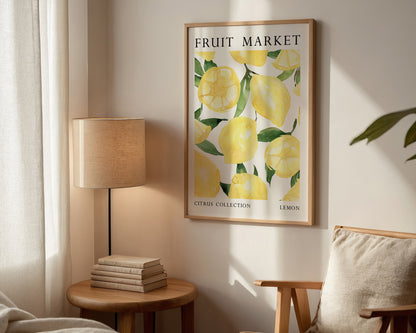 Fruit Market Lemon Print