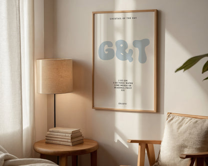 Gin & Tonic Recipe Print