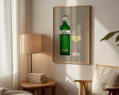 Gordon's Gin & White Wine Print