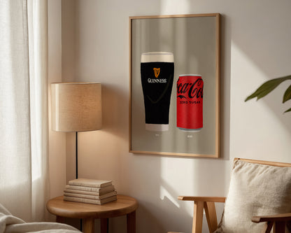 Guinness & Coke Zero Print