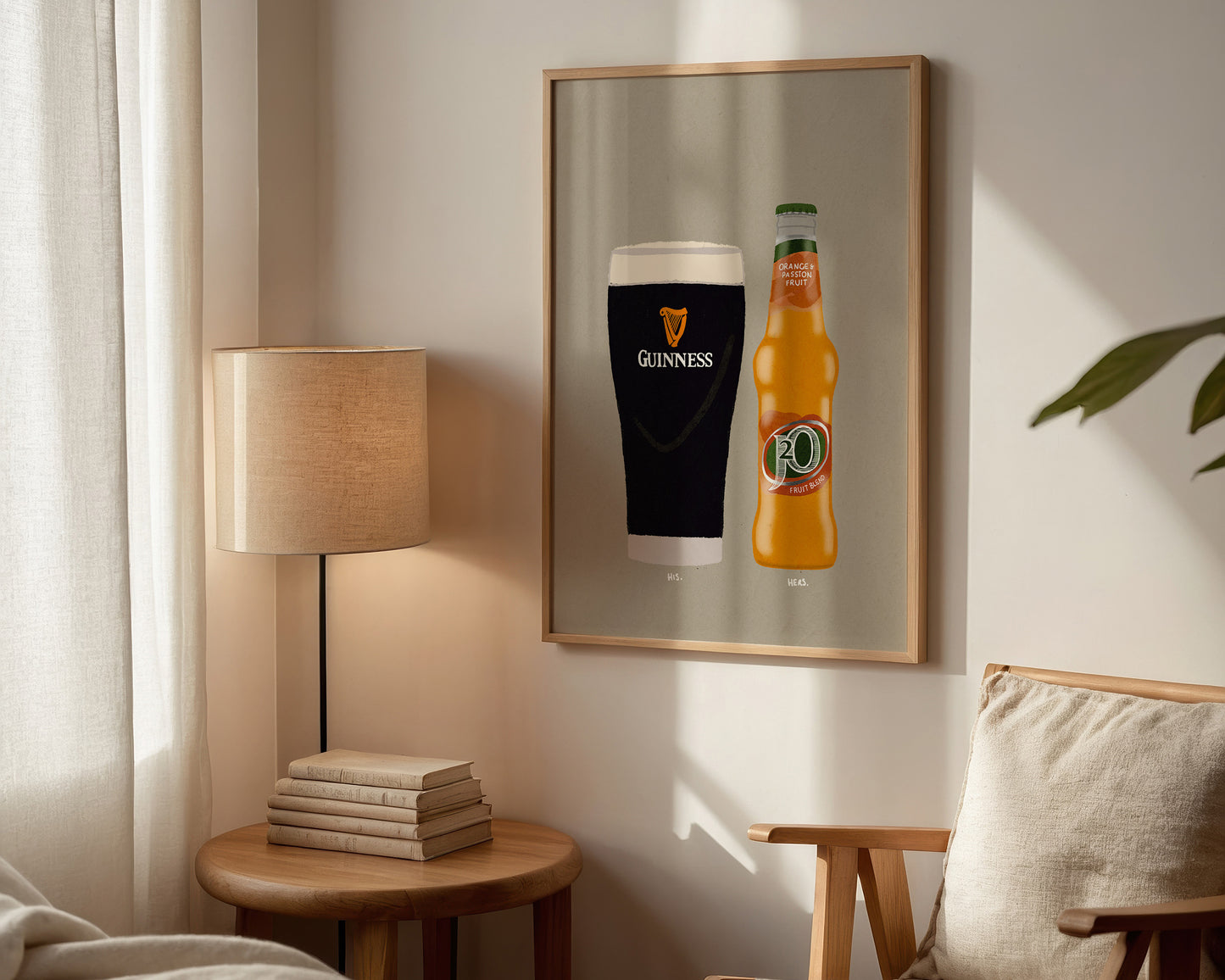 Guinness & J20 Orange Print