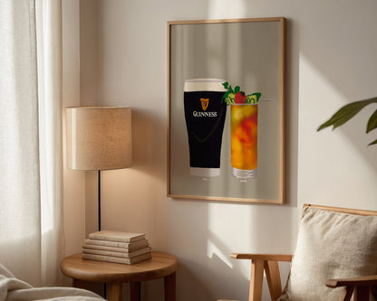 Guinness & Pimms Print