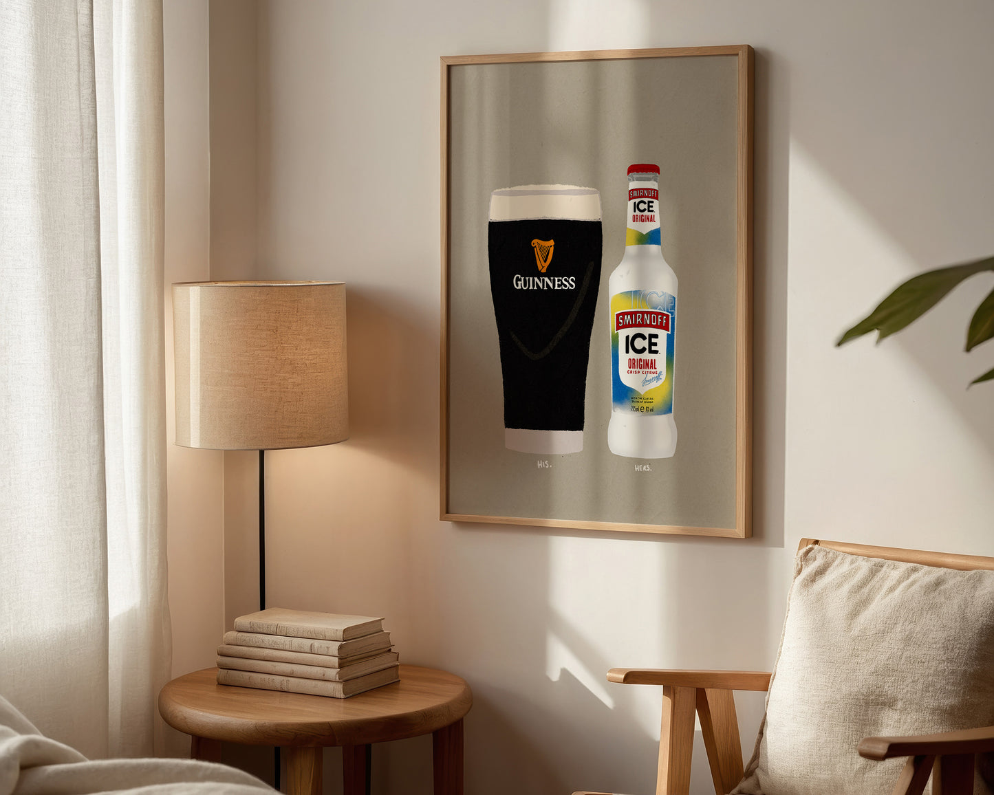 Guinness & Smirnoff Ice Print