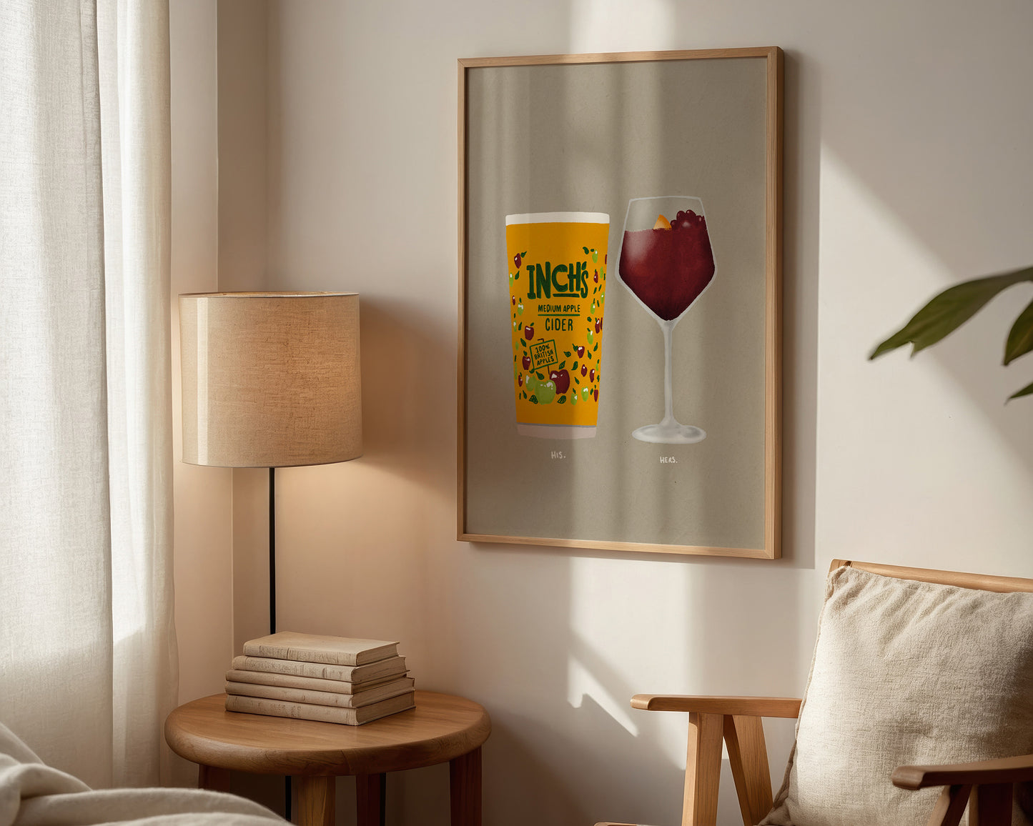 Inch's & Sangria Print