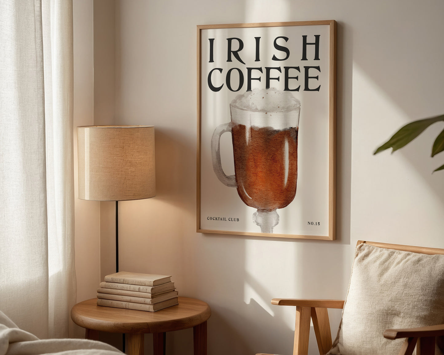 Irish Coffee Cocktail Print