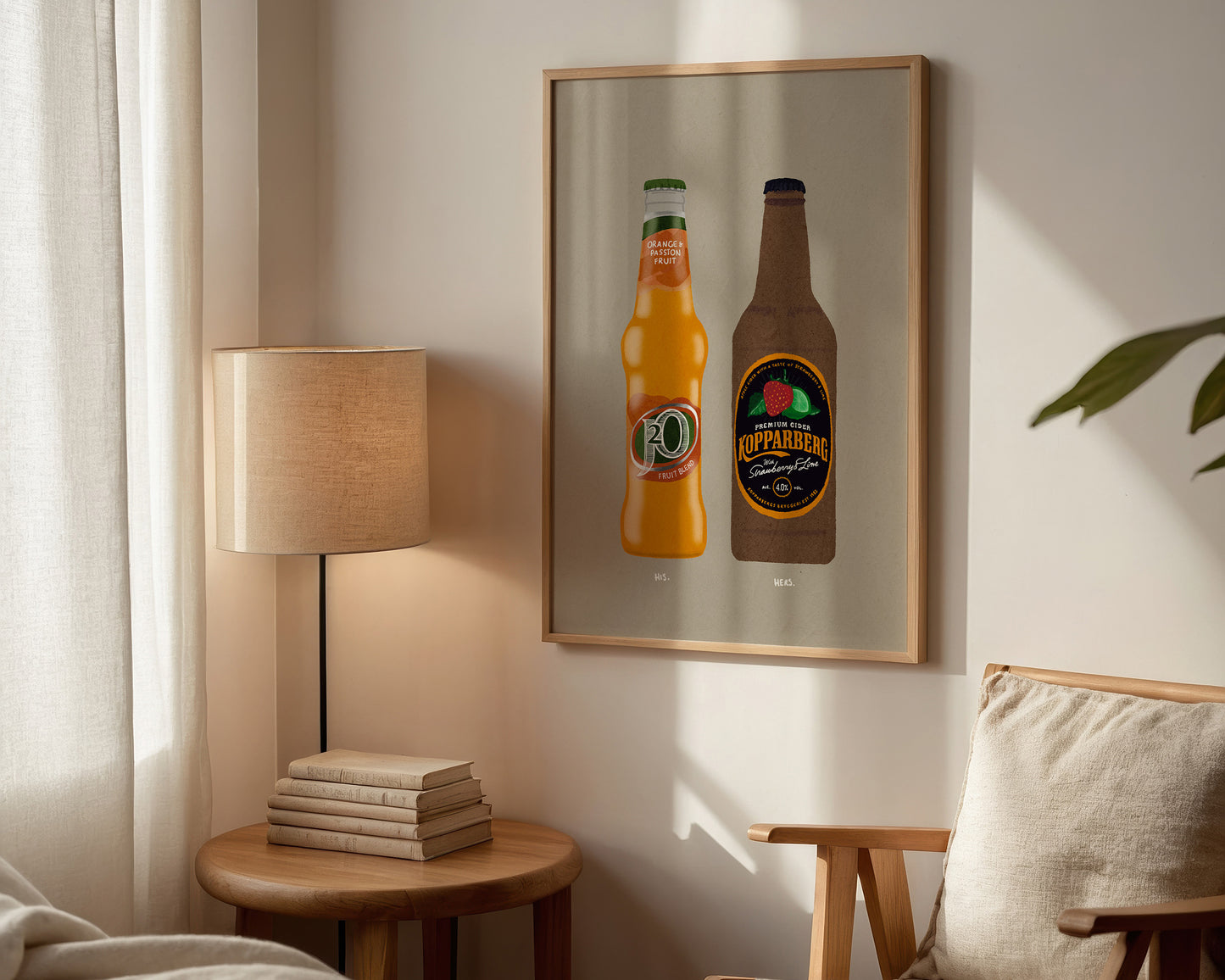 J20 Orange & Strawberry Lime Kopparberg Print