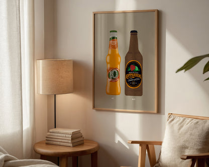 J20 Orange & Strawberry Lime Kopparberg Print