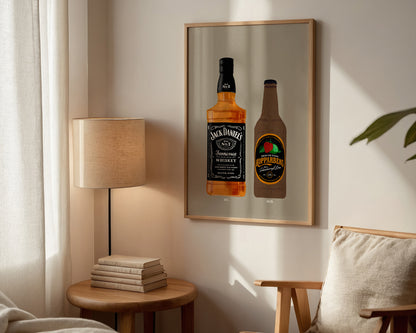 Jack Daniel's & Strawberry Lime Kopparberg Print