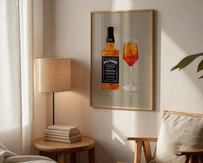 Jack Daniel's & Aperol Spritz Print