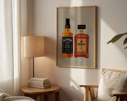 Jack Daniel's & Disaronno Print
