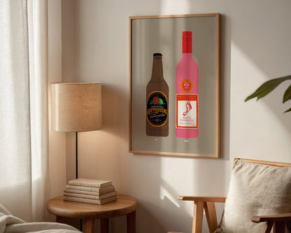 Strawberry Lime Kopparberg & White Zinfandel Print