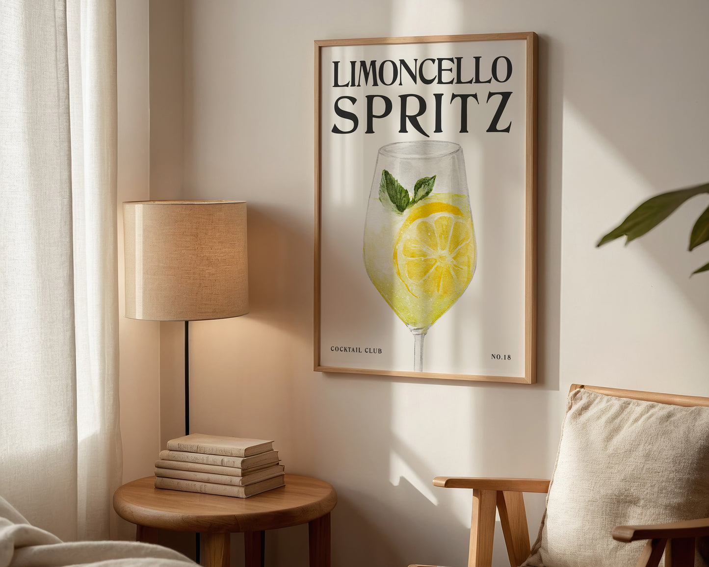 Limoncello Spritz Cocktail Print