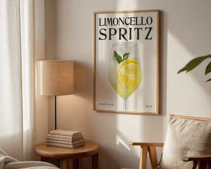 Limoncello Spritz Cocktail Print