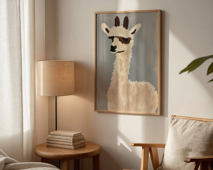 Cool Llama Print