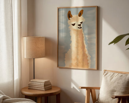 Cheeky Llama Print