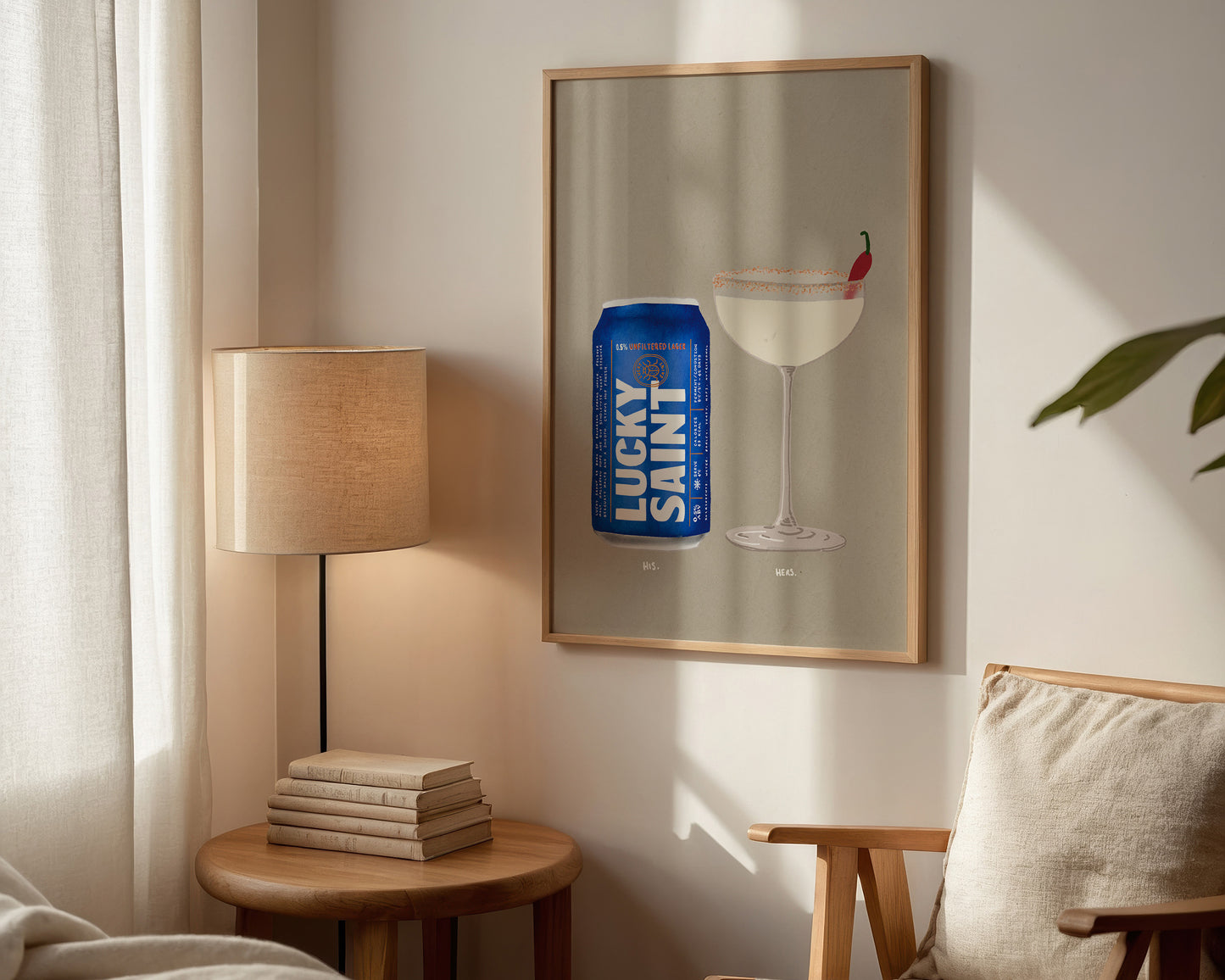 Lucky Saint & Spicy Marg Print