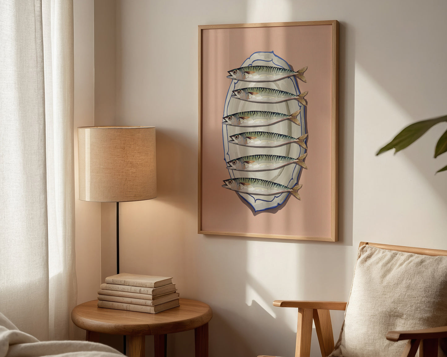 Pink Mackerel Print