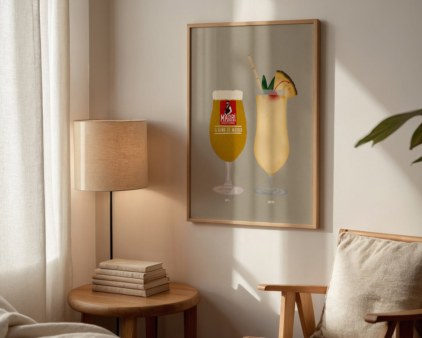 Madri & Pina Colada Print
