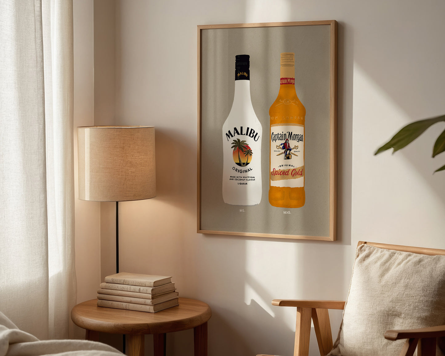 Malibu & Spiced Rum Print