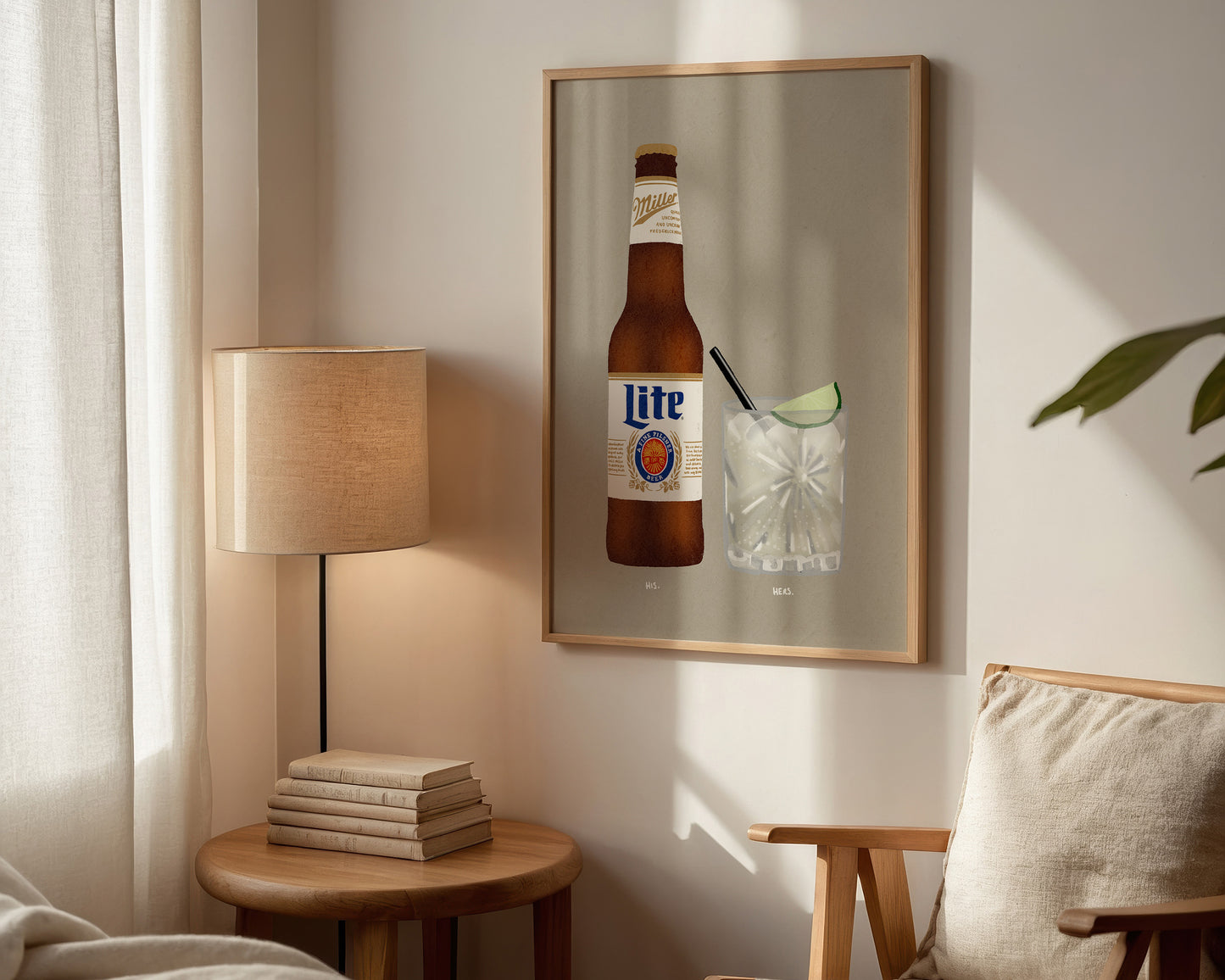 Miller Lite & Tequila Lime Soda Print
