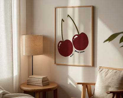 Mon Cheri XOXO Print