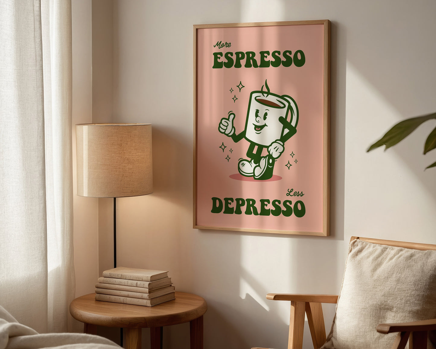 More Espresso Less Depresso Print