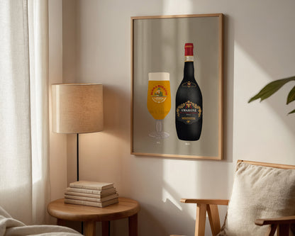 Moretti & Amarone Print