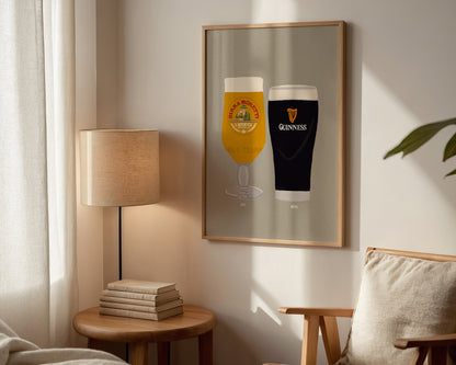 Moretti & Guinness Print
