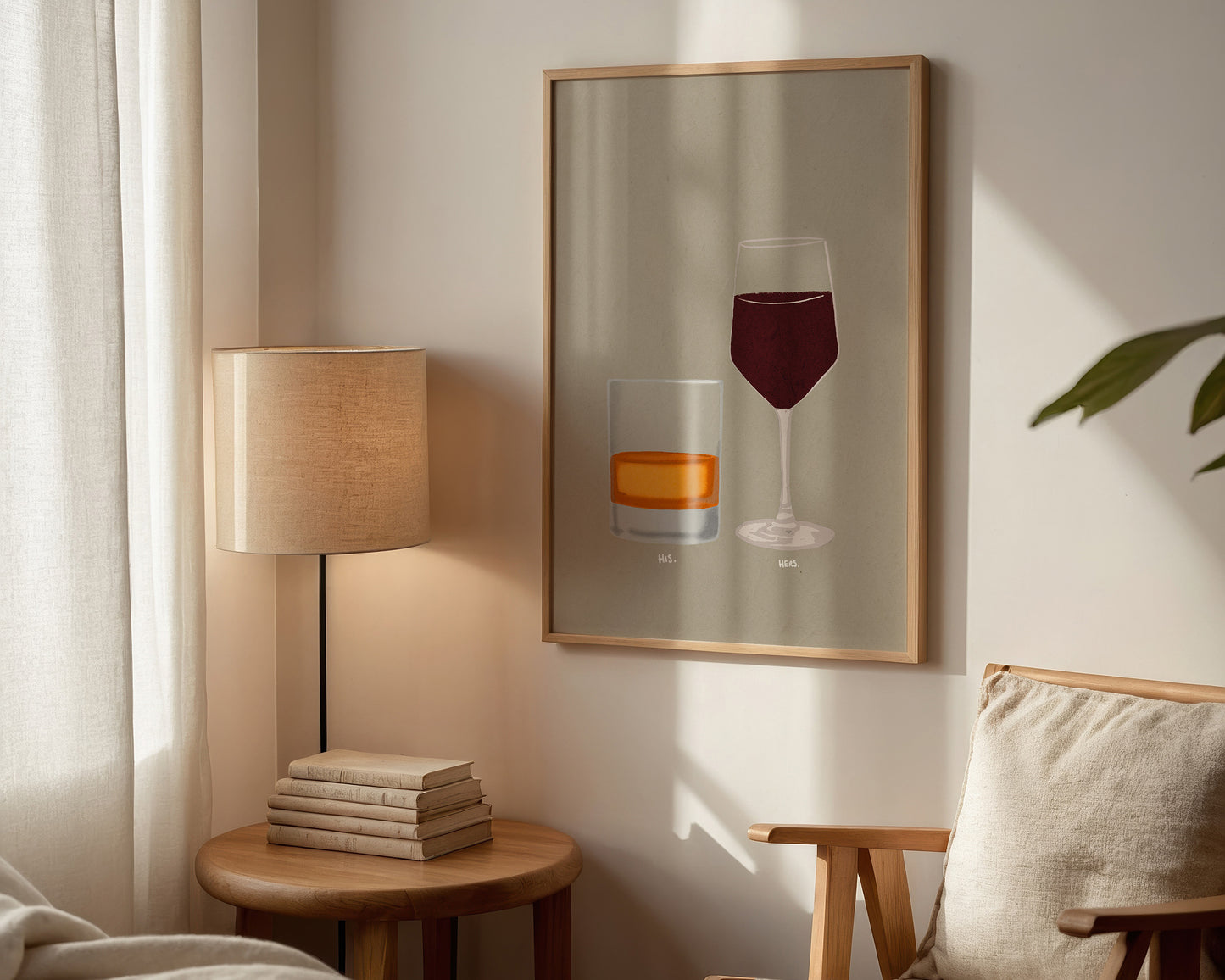 Whisky & Red Wine Print