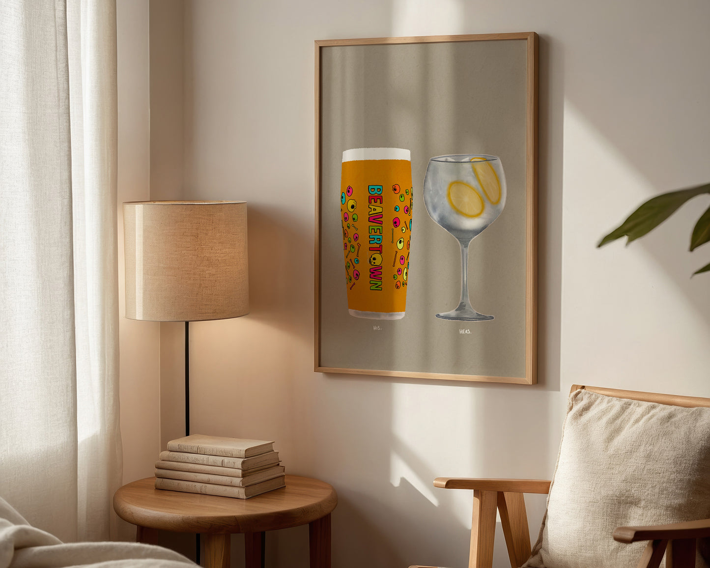 Neck Oil & Lemon Gin & Tonic Print