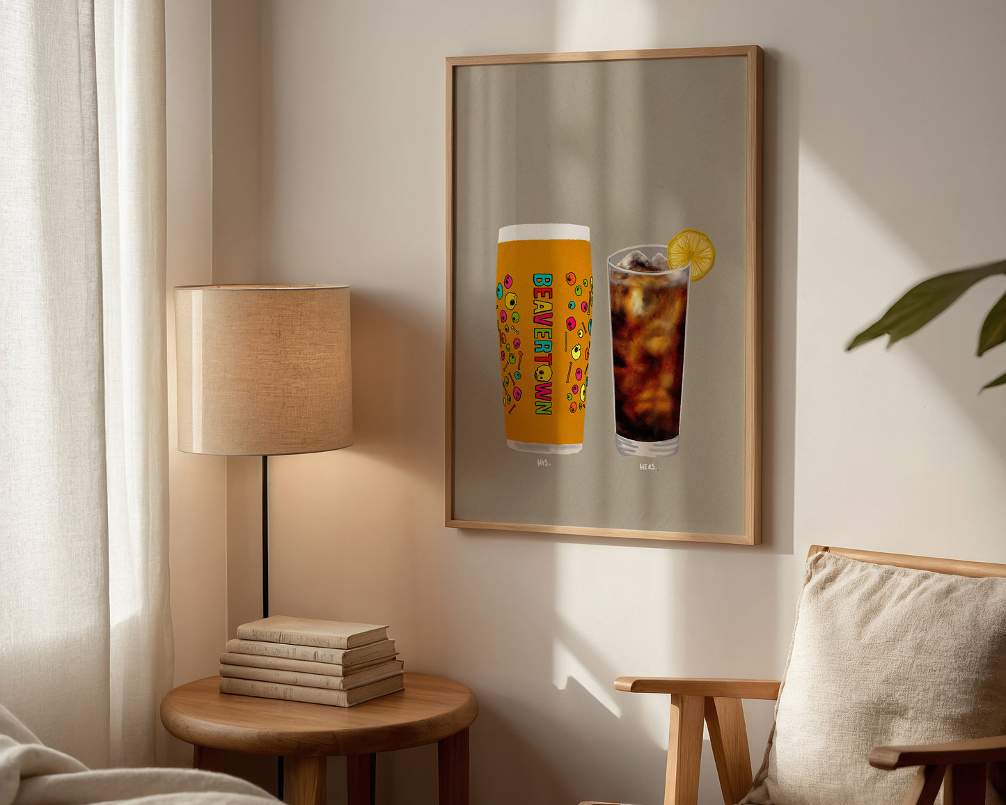 Neck Oil & Vodka Coke Print