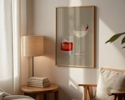 Negroni & Spicy Marg Print