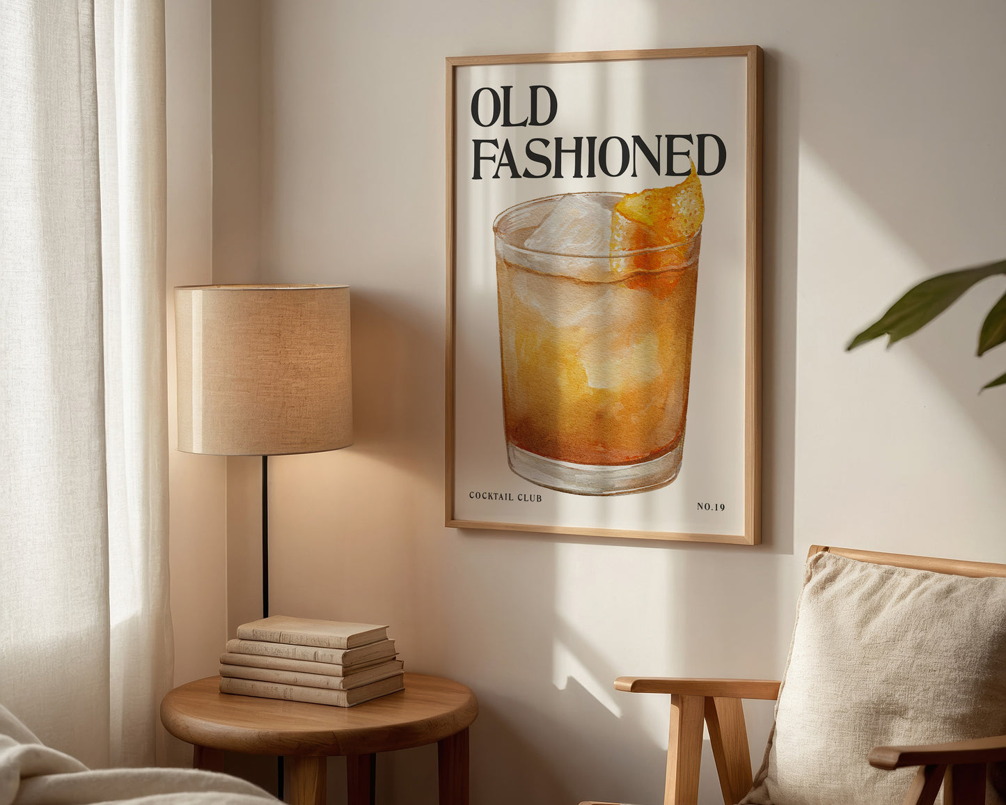 Old Fashioned Cocktail Print
