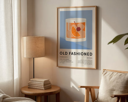 Old Fashioned Mixology Print