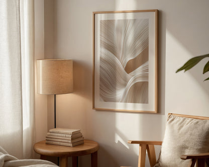 Organic Waves Print