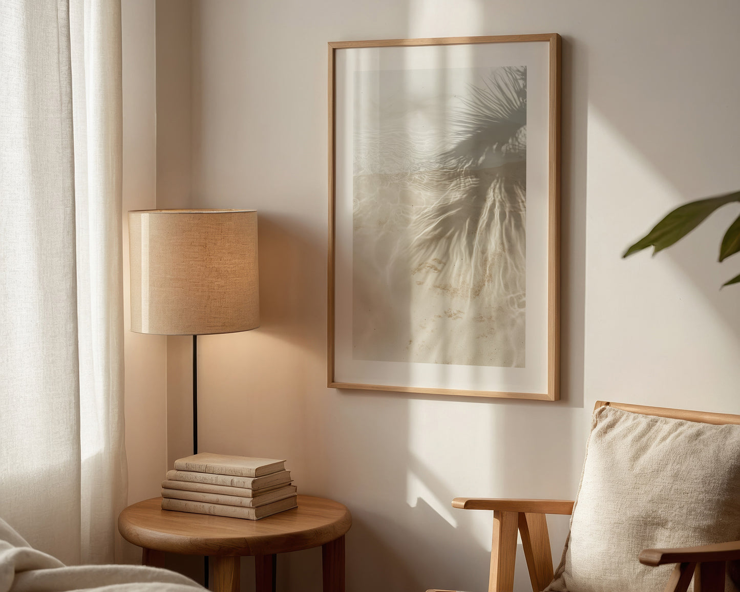 Palm Tree Shadows Print