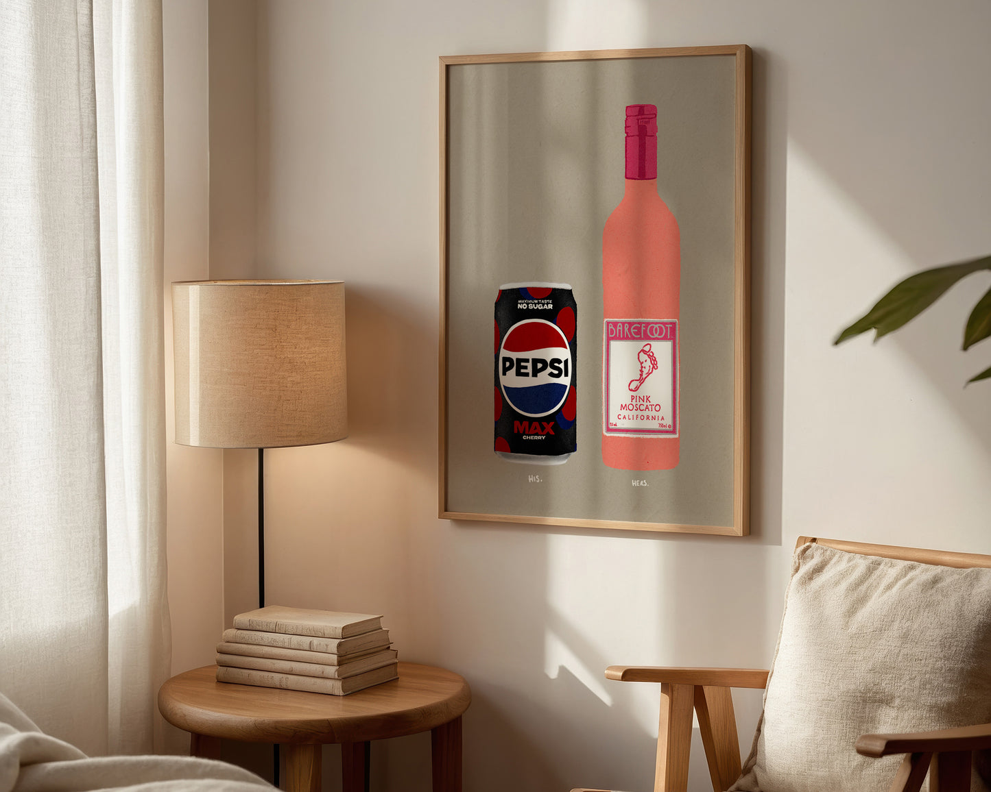 Pepsi Max Cherry & Pink Moscato Print
