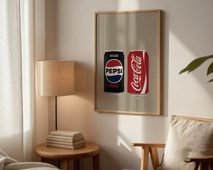 Pepsi Max & Coke Print
