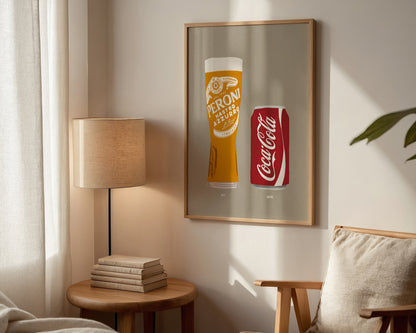 Peroni & Coke Print