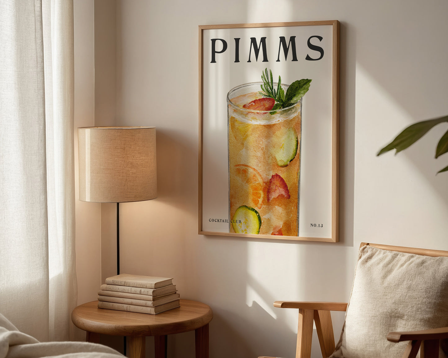 Pimms Cocktail Print