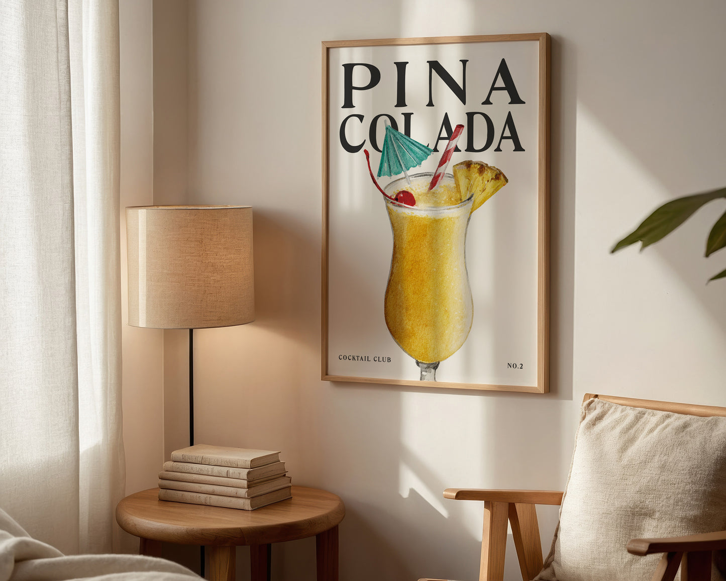 Pina Colada Cocktail Print
