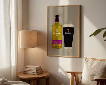 Whitley Neill Pineapple & Guinness Print