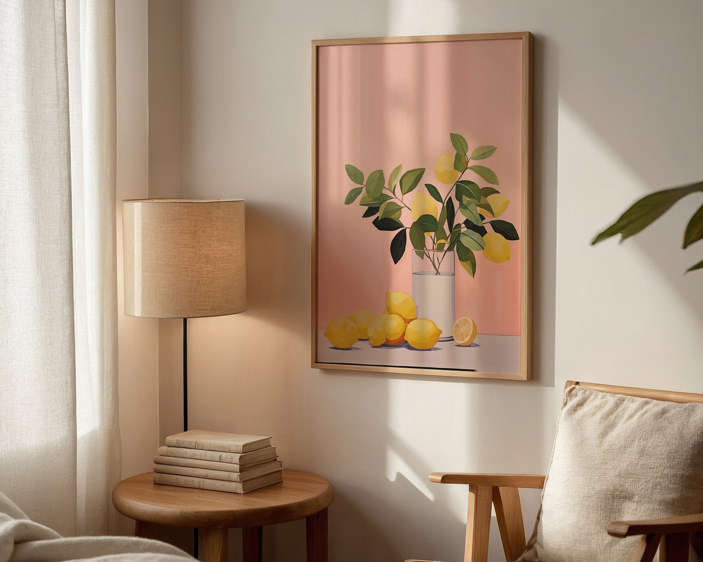 Pink Lemons Print